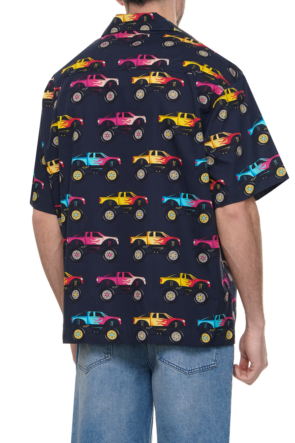 Мужской HUGO Рубашка свободного кроя с принтом (цвет ), артикул 50514182 | Фото 4
