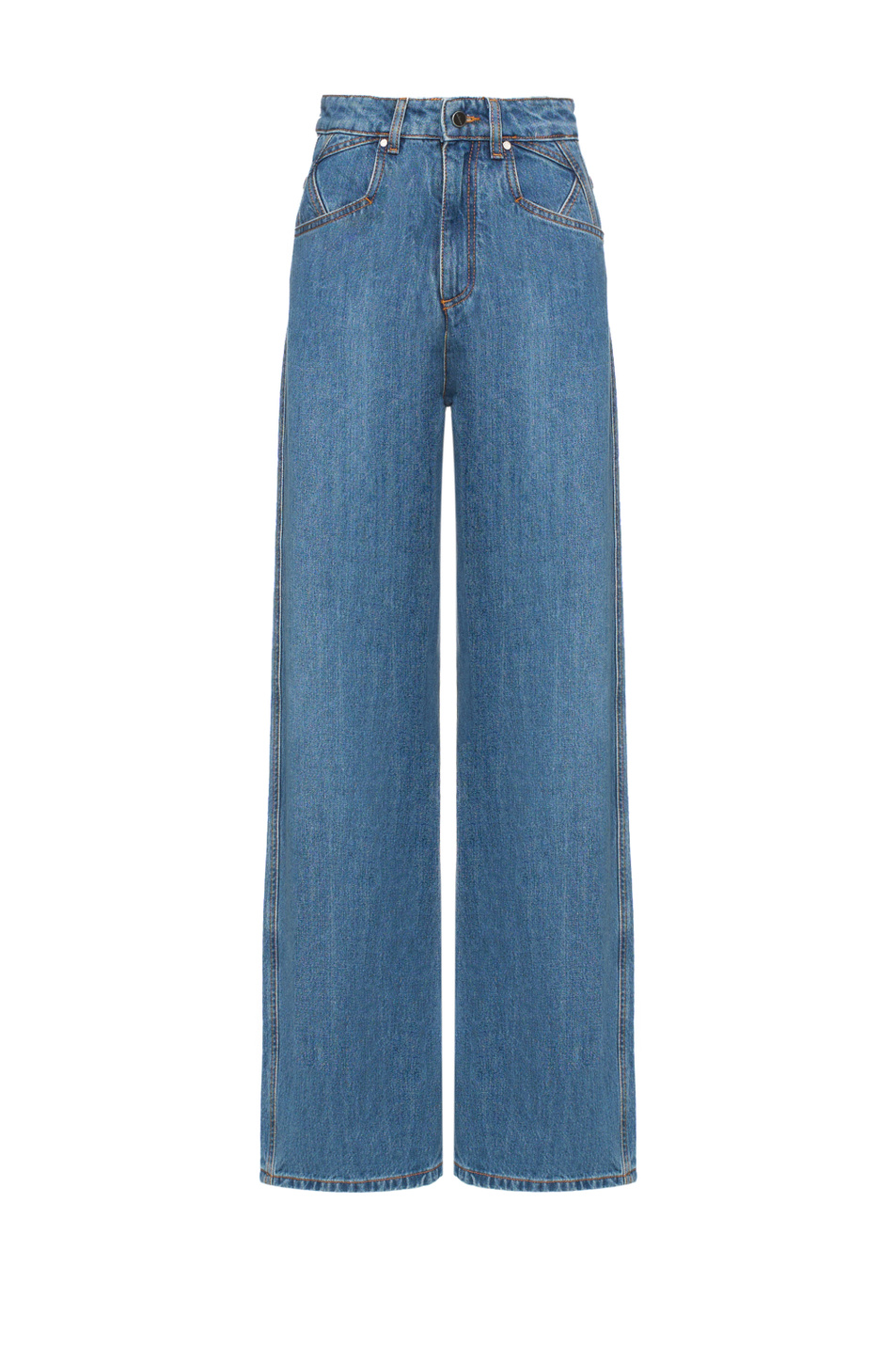 Джинсы из хлопка|Основной цвет:Синий Женский Kiton Джинсы из хлопка (цвет ), артикул DJ53102K0509H06003 | Фото 1