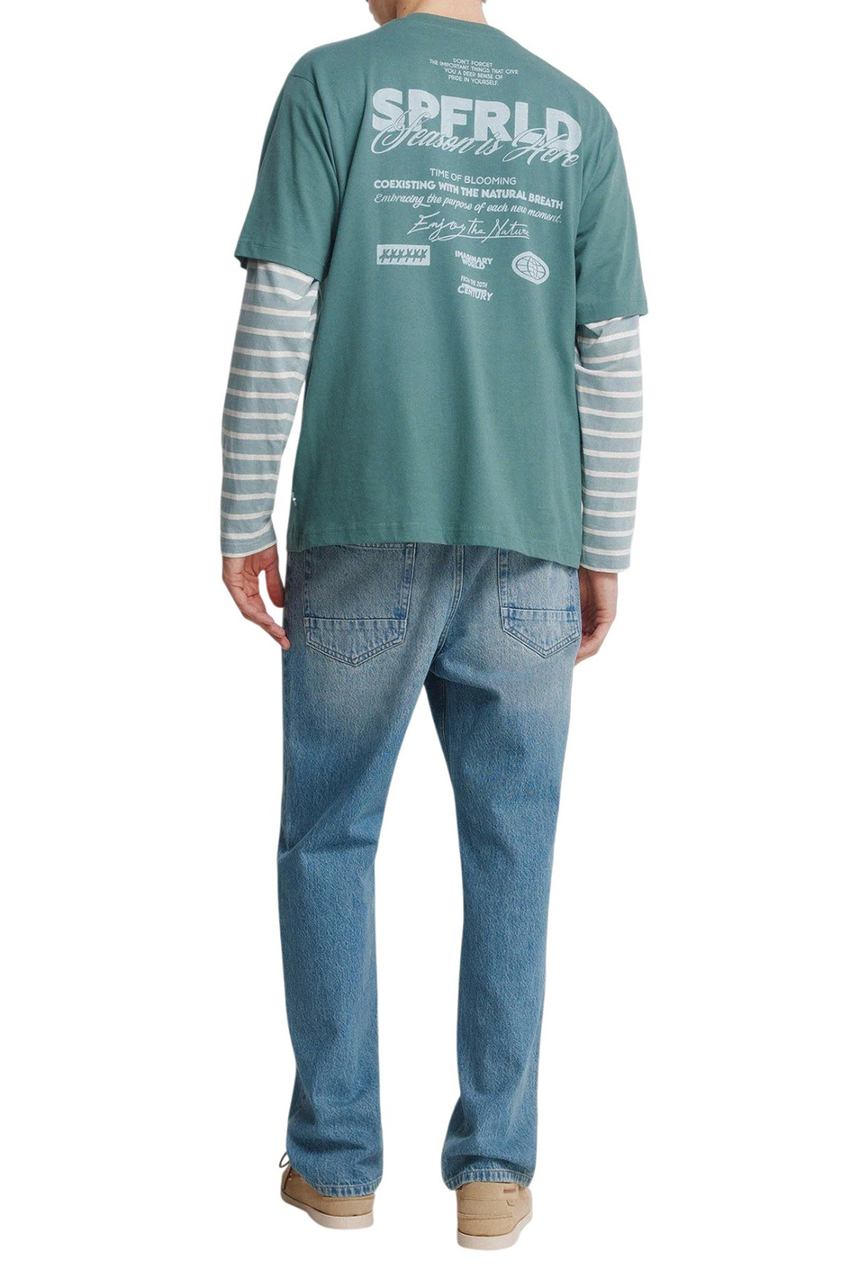 Мужской Springfield Джинсы из хлопка (цвет ), артикул 1753237 | Фото 3