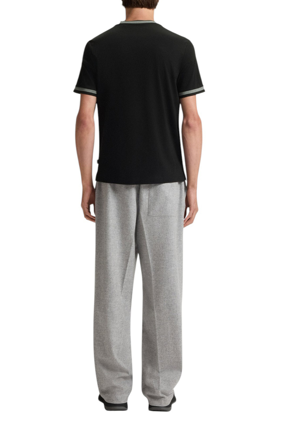 Футболка Tessler из хлопка|Основной цвет:Черный Мужской BOSS Футболка Tessler из хлопка (цвет ), артикул 50543858 | Фото 4