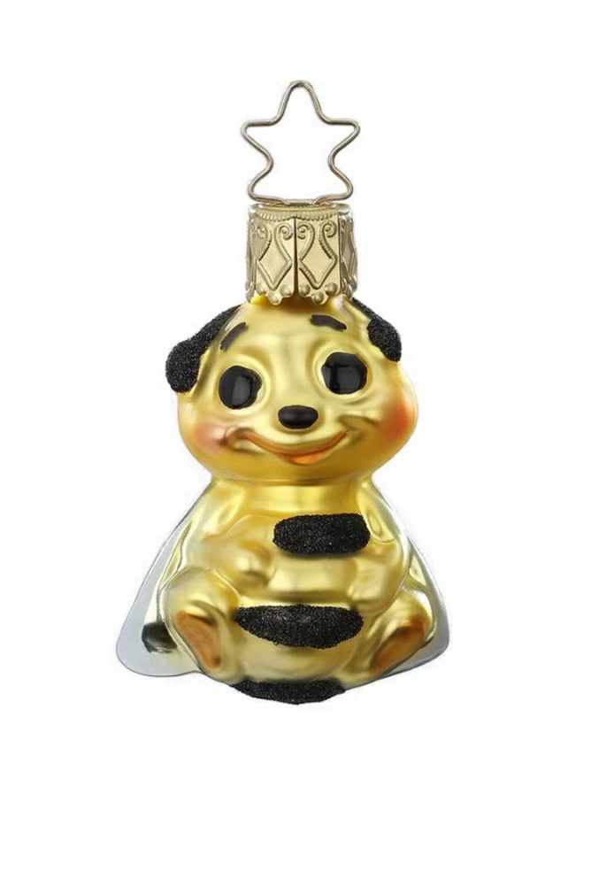 Елочная игрушка "Мини-пчела", 5,5 см|Основной цвет:Золотой Не имеет пола Inge's Christmas Елочная игрушка "Мини-пчела", 5,5 см (цвет ), артикул 10124S021 | Фото 1
