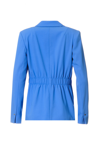 Пиджак с эластичной сборкой на спинке|Основной цвет:Голубой|Артикул:81.202.54.X047 | Фото 2