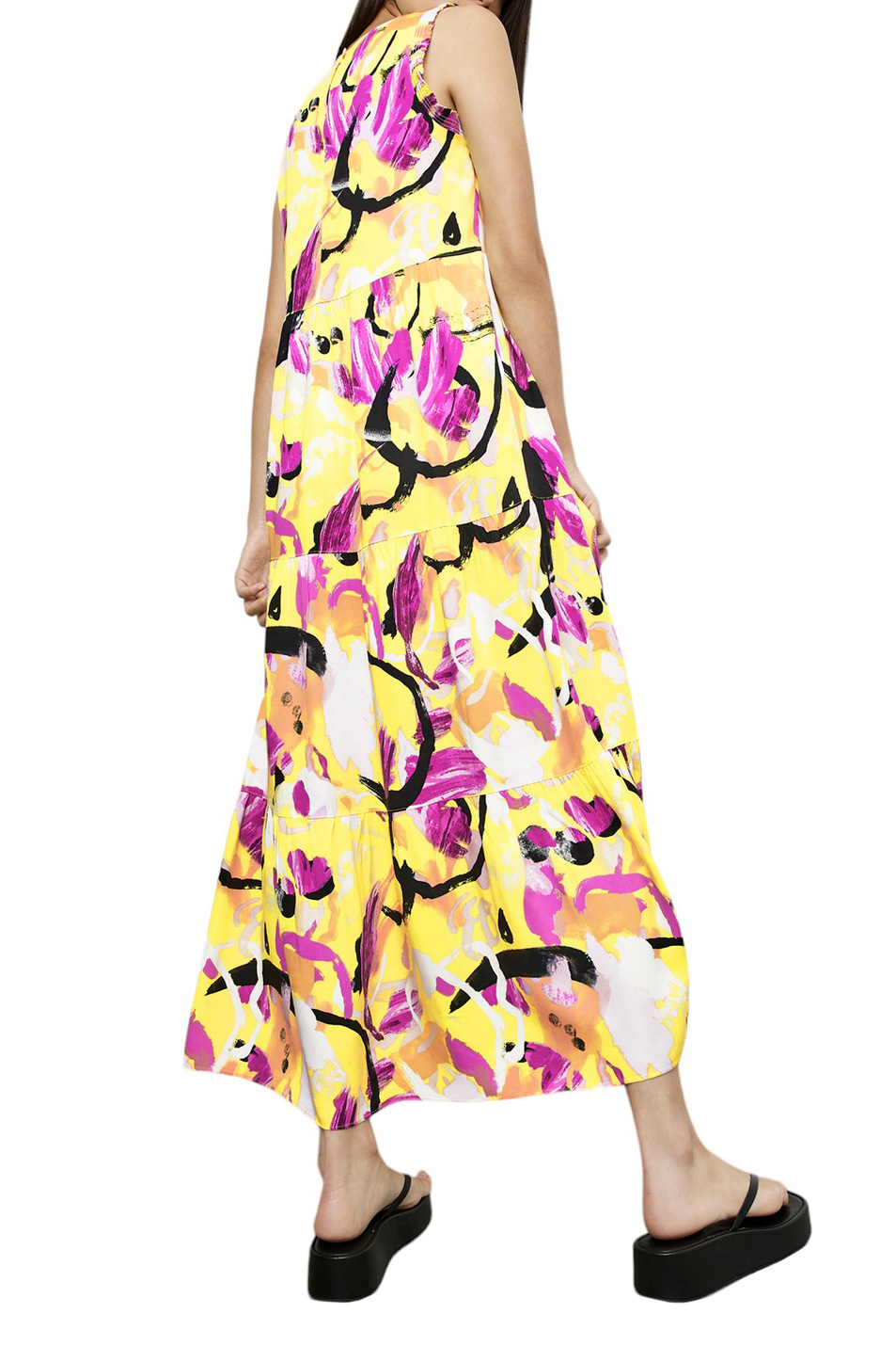 Женский Taifun Платье из вискозы с принтом (цвет ), артикул 580310-11019 | Фото 4