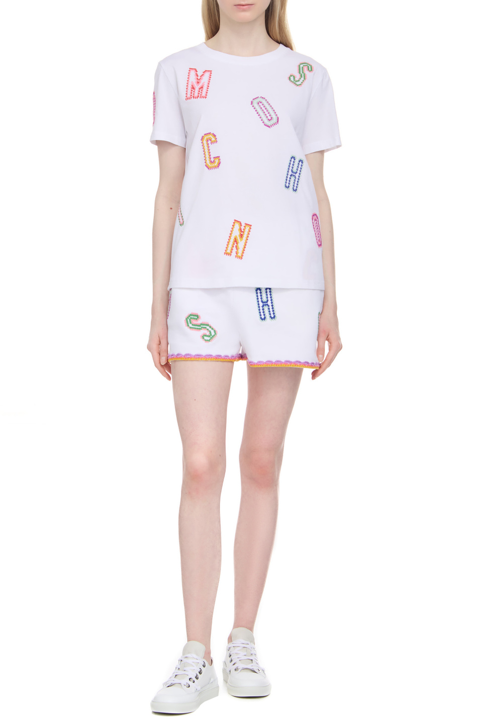 Женский Moschino Футболка из натурального хлопка (цвет ), артикул A0702-0541 | Фото 2