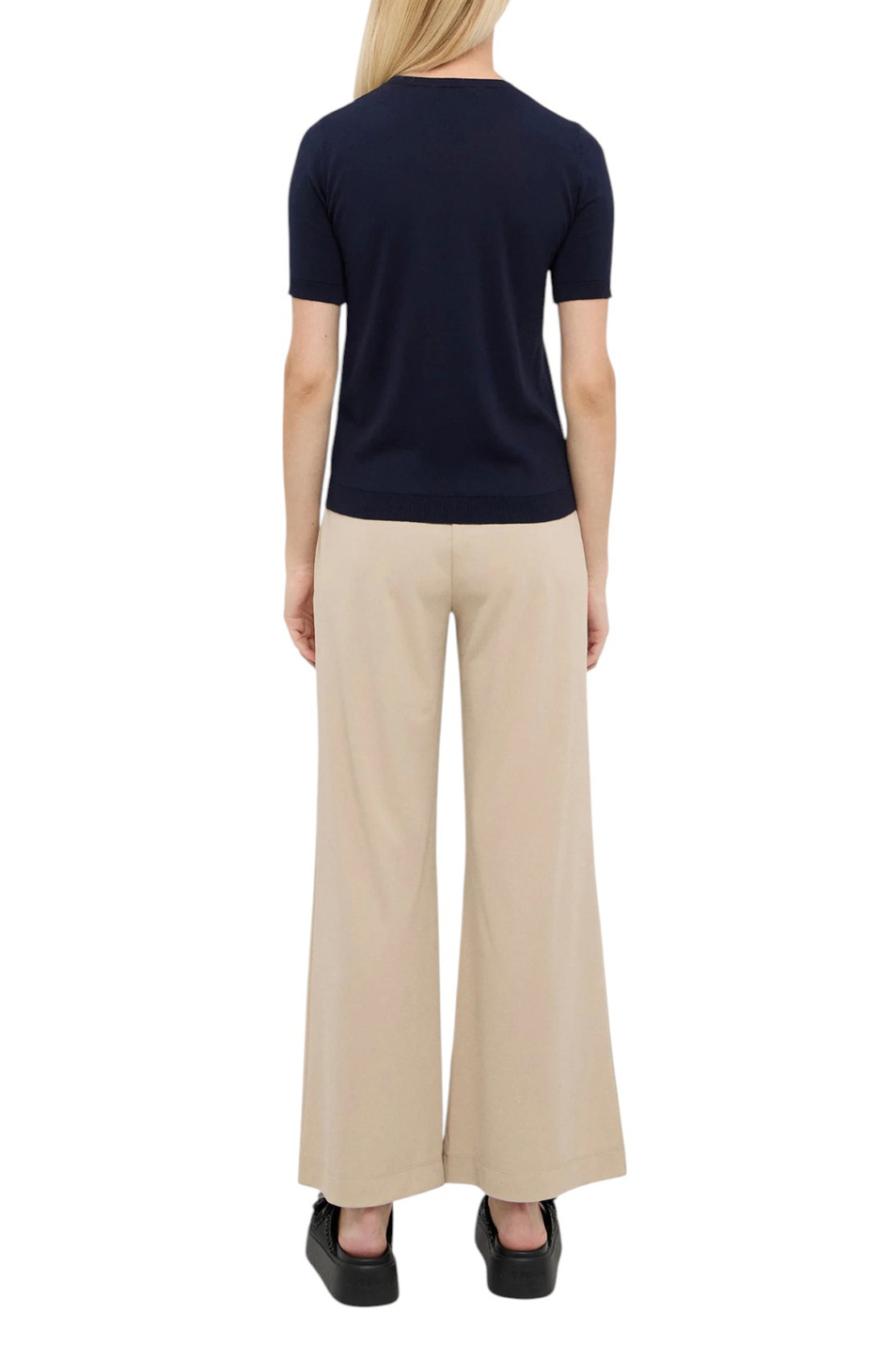 Женский Weekend Max Mara Джемпер AGRO из хлопка и шелка (цвет ), артикул 2525366061 | Фото 4