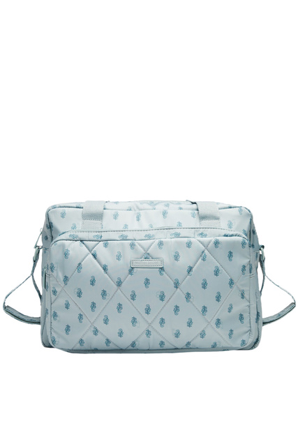 Текстильная сумка с принтом|Основной цвет:Голубой|Артикул:3065252 | Фото 1