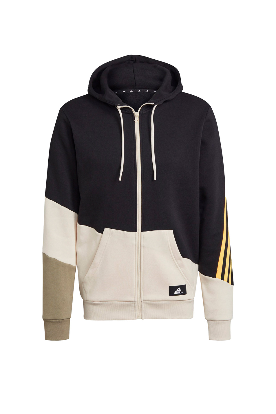 Мужской Adidas Флисовая толстовка с контрастными вставками (цвет ), артикул GR4095 | Фото 1