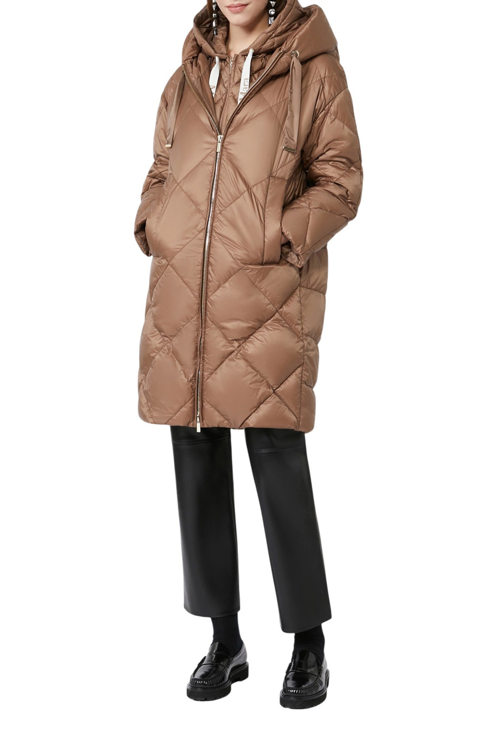 Женский Max Mara Пальто TREFE стеганое (цвет ), артикул 2529496045 | Фото 2