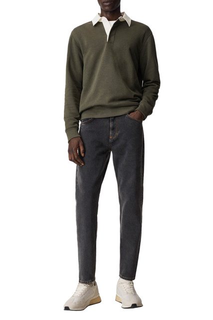 Укороченные джинсы BEN|Основной цвет:Серый|Артикул:37033848 | Фото 2