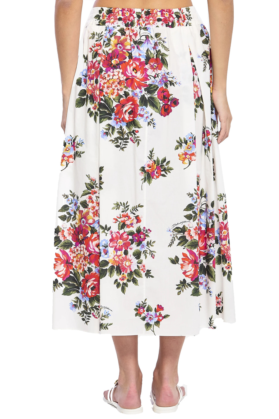 Женский Dolce & Gabbana Юбка из хлопка (цвет ), артикул F4DC7T-HS5UU | Фото 4