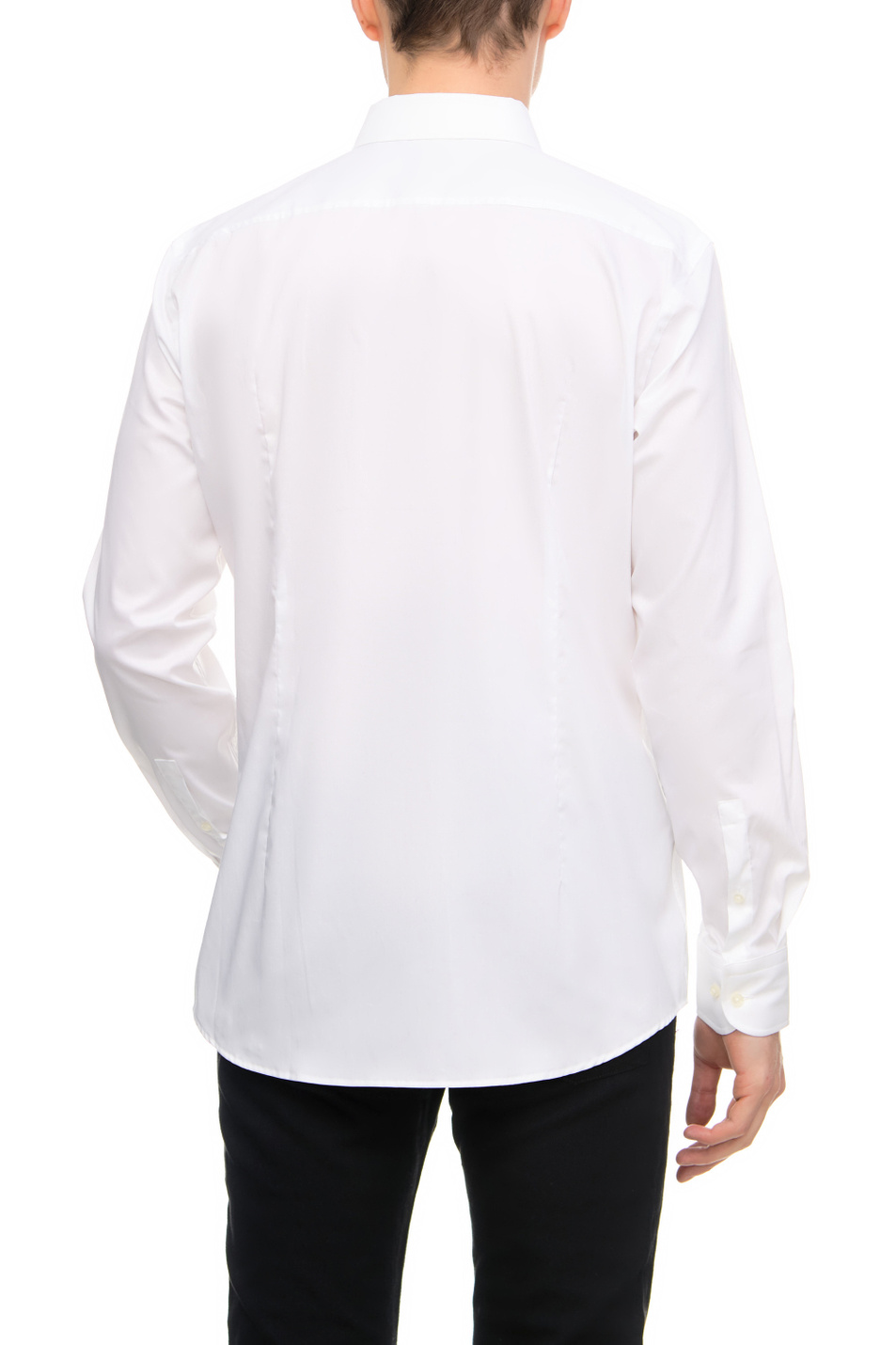 BOSS Рубашка с вышивкой на воротнике и груди (цвет ), артикул 50486037 | Фото 4