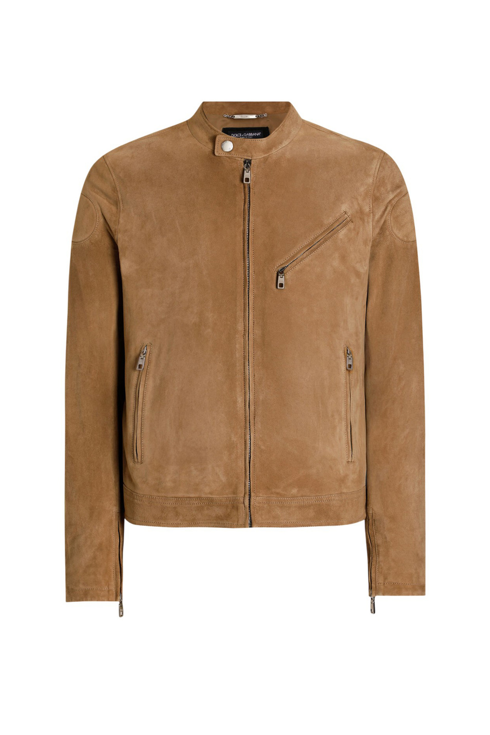 Куртка из натуральной замши|Основной цвет:Коричневый Мужской Dolce & Gabbana Куртка из натуральной замши (цвет ), артикул G9BWIL-HULUU | Фото 1
