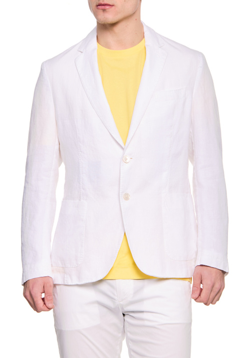 BOSS Однотонный льняной пиджак ( цвет), артикул 50468872 | Фото 3
