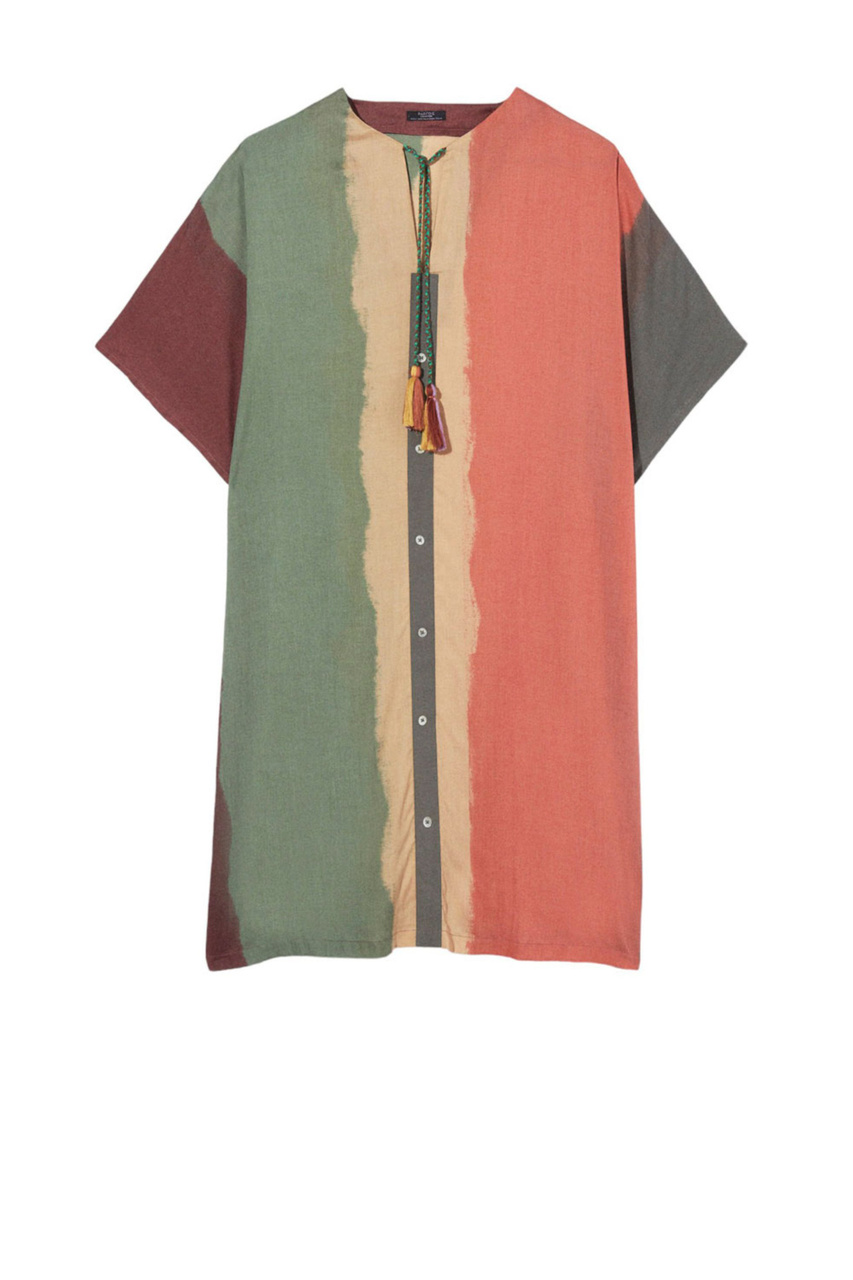 Платье из модала с принтом|Основной цвет:Мультиколор|Артикул:211488 | Фото 1