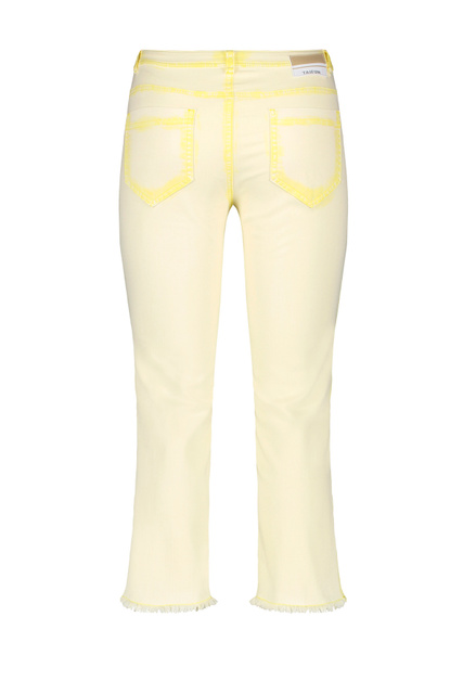 Укороченные джинсы|Основной цвет:Желтый|Артикул:120011-11155 | Фото 2