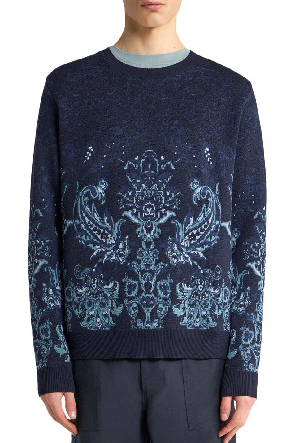 Мужской Etro Джемпер из шерсти с принтом (цвет ), артикул MRKF0096AQ177S9883 | Фото 3