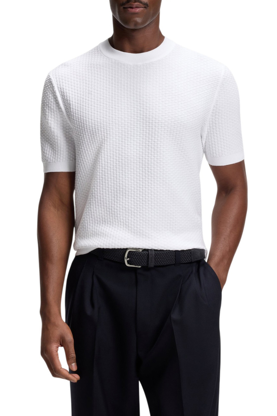 Мужской BOSS Плетеный ремень Sash (цвет ), артикул 50537169 | Фото 3