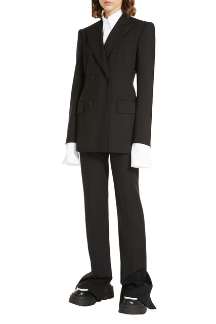 Пиджак FIANDRA из натуральной шерсти|Основной цвет:Черный|Артикул:20410527 | Фото 2