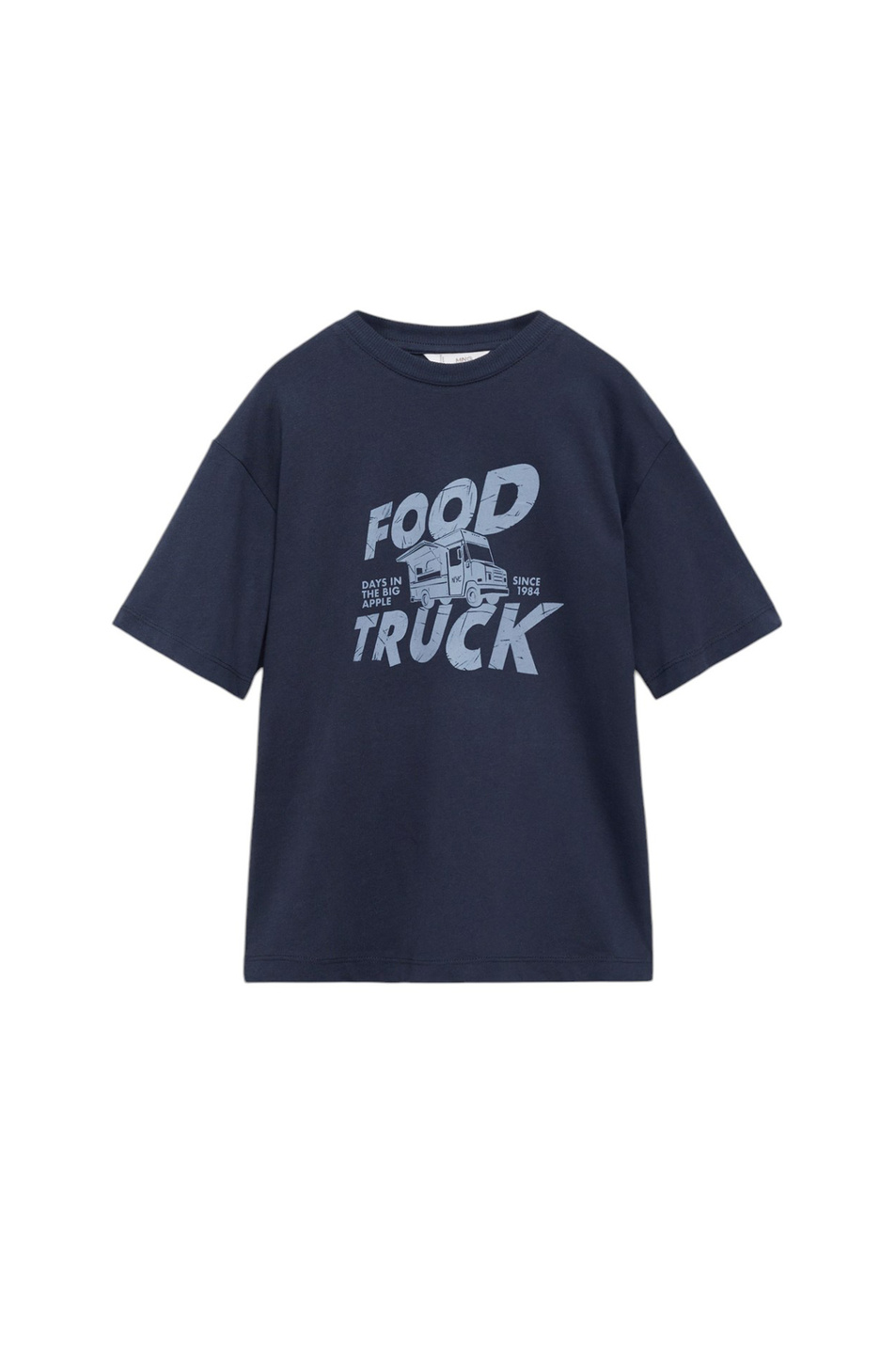Мальчикам Mango Kids Футболка ESEN1 из смесового хлопка с принтом (цвет ), артикул 87015143 | Фото 1