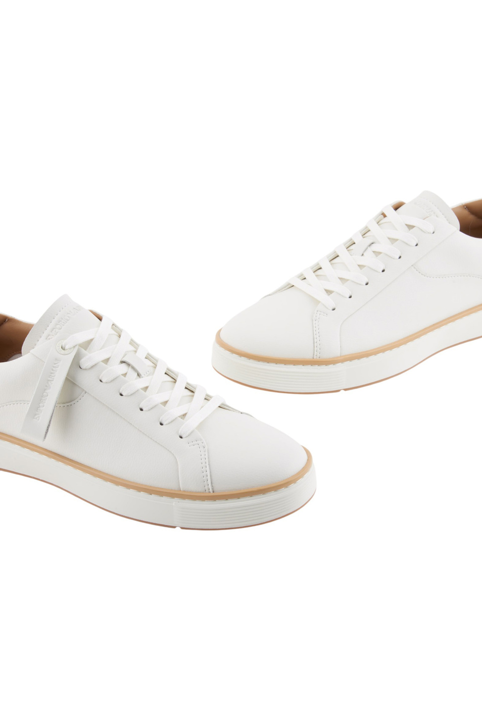 Кеды из натуральной кожи|Основной цвет:Белый Мужской Emporio Armani Кеды из натуральной кожи (цвет ), артикул EM003081-AF18228 | Фото 6