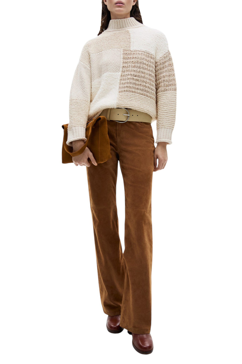 Женский Mango Свитер PARCH с высоким воротником (цвет ), артикул 77007728 | Фото 2