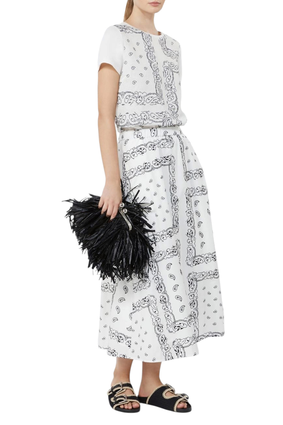 Женский Weekend Max Mara Юбка CARAVAN из хлопка (цвет ), артикул 2615101082 | Фото 2