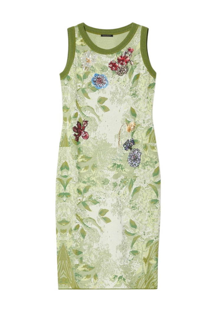 Женский Marina Rinaldi Платье OVATTE с принтом и пайетками (цвет ), артикул 2617321032 | Фото 1