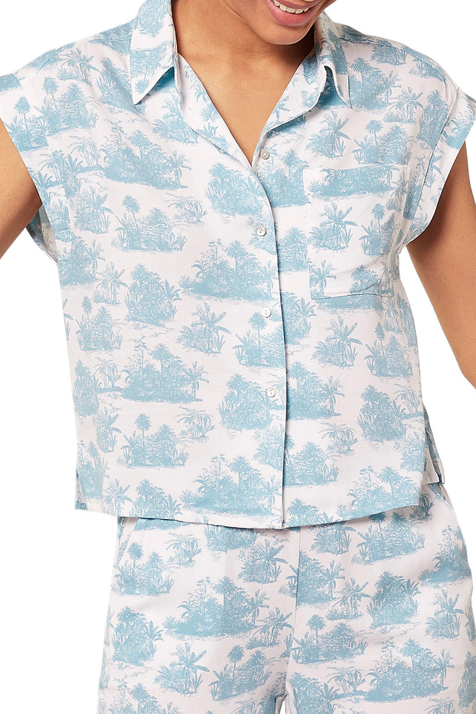 Женский Etam Пижамная рубашка GLAD с принтом (цвет ), артикул 6534162 | Фото 1
