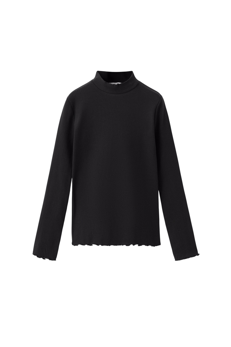 Девочкам Mango Kids Водолазка TURBORIB из эластичного хлопка (цвет ), артикул 27001341 | Фото 1