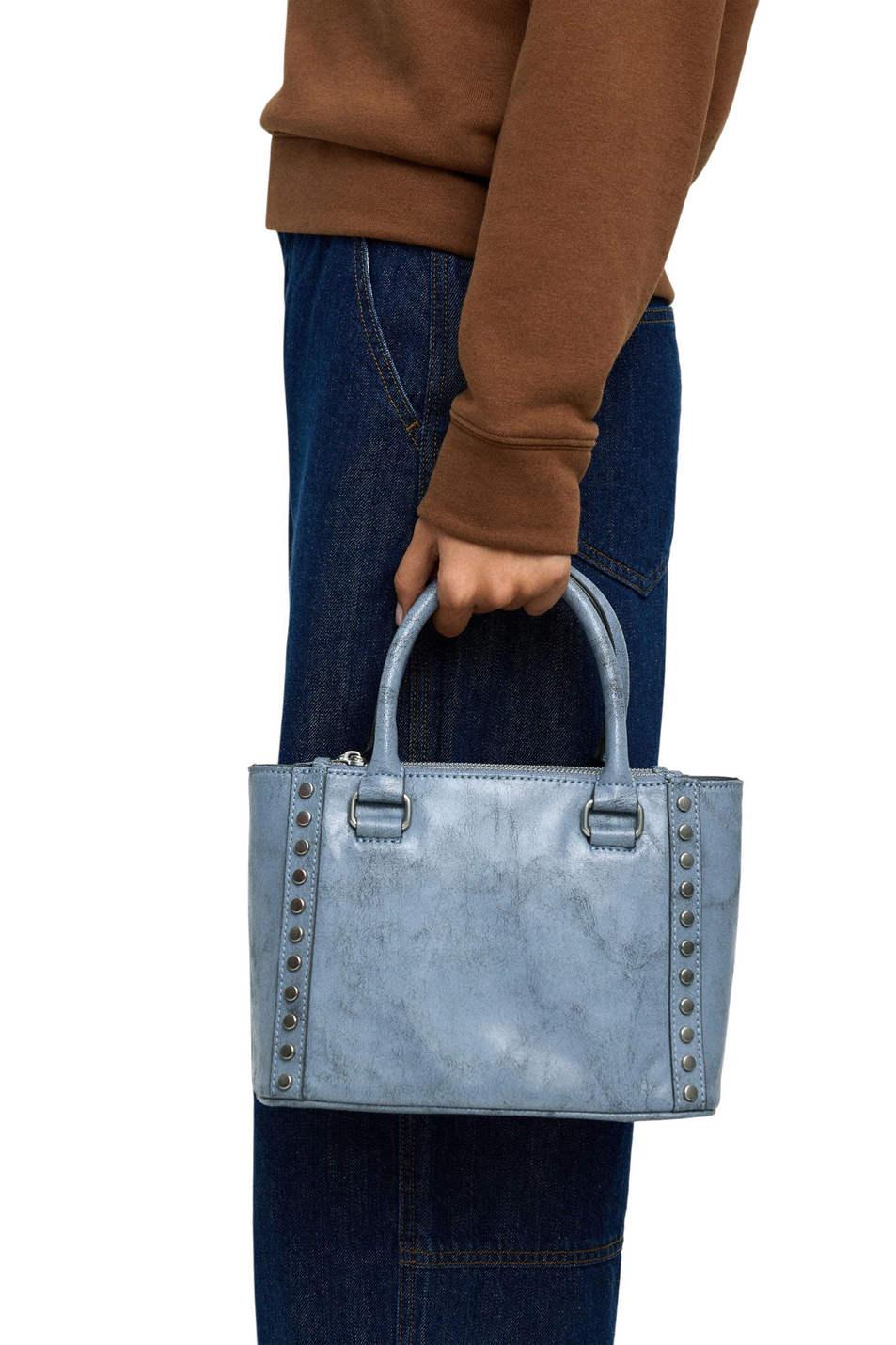 Сумка с заклепками|Основной цвет:Голубой Женский Parfois Сумка с заклепками (цвет ), артикул 241088 | Фото 5