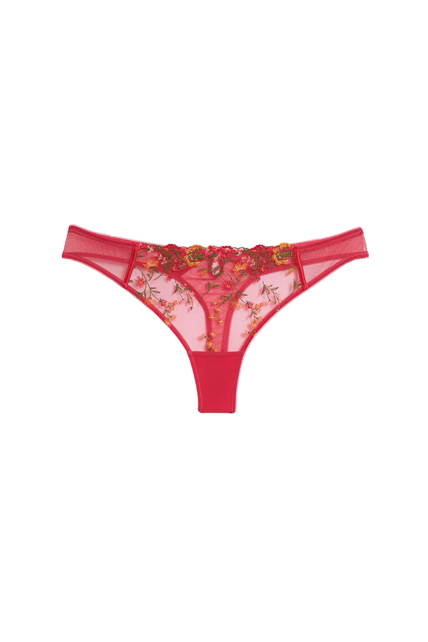 Трусы GOURMANDISE с вышивкой|Основной цвет:Красный|Артикул:6545094 | Фото 1