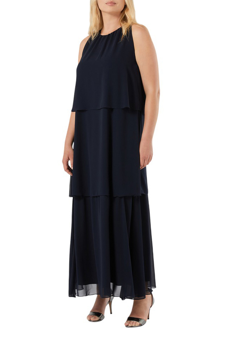 Женский Marina Rinaldi Платье FAGIANI однотонное (цвет ), артикул 2617221356 | Фото 3