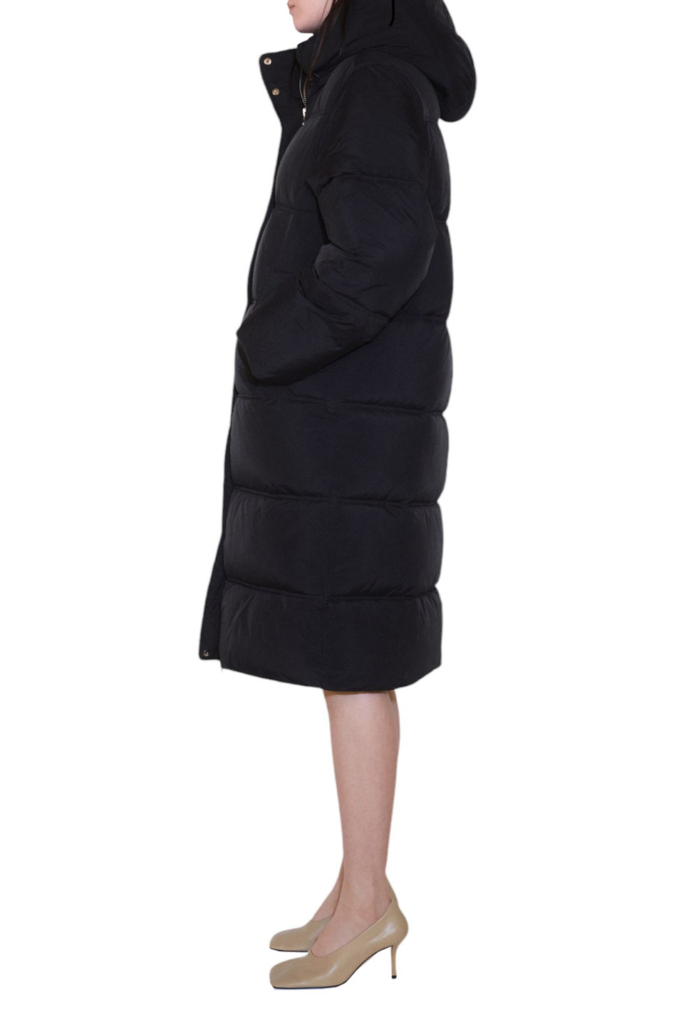 Пальто KATMANDU стеганое с капюшоном|Основной цвет:Черный Женский Mango Пальто KATMANDU стеганое с капюшоном (цвет ), артикул 77047664 | Фото 4