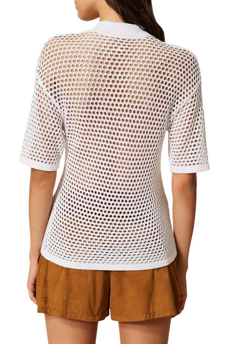 Женский TWINSET Milano Поло вязаное (цвет ), артикул 261AP3033 | Фото 4