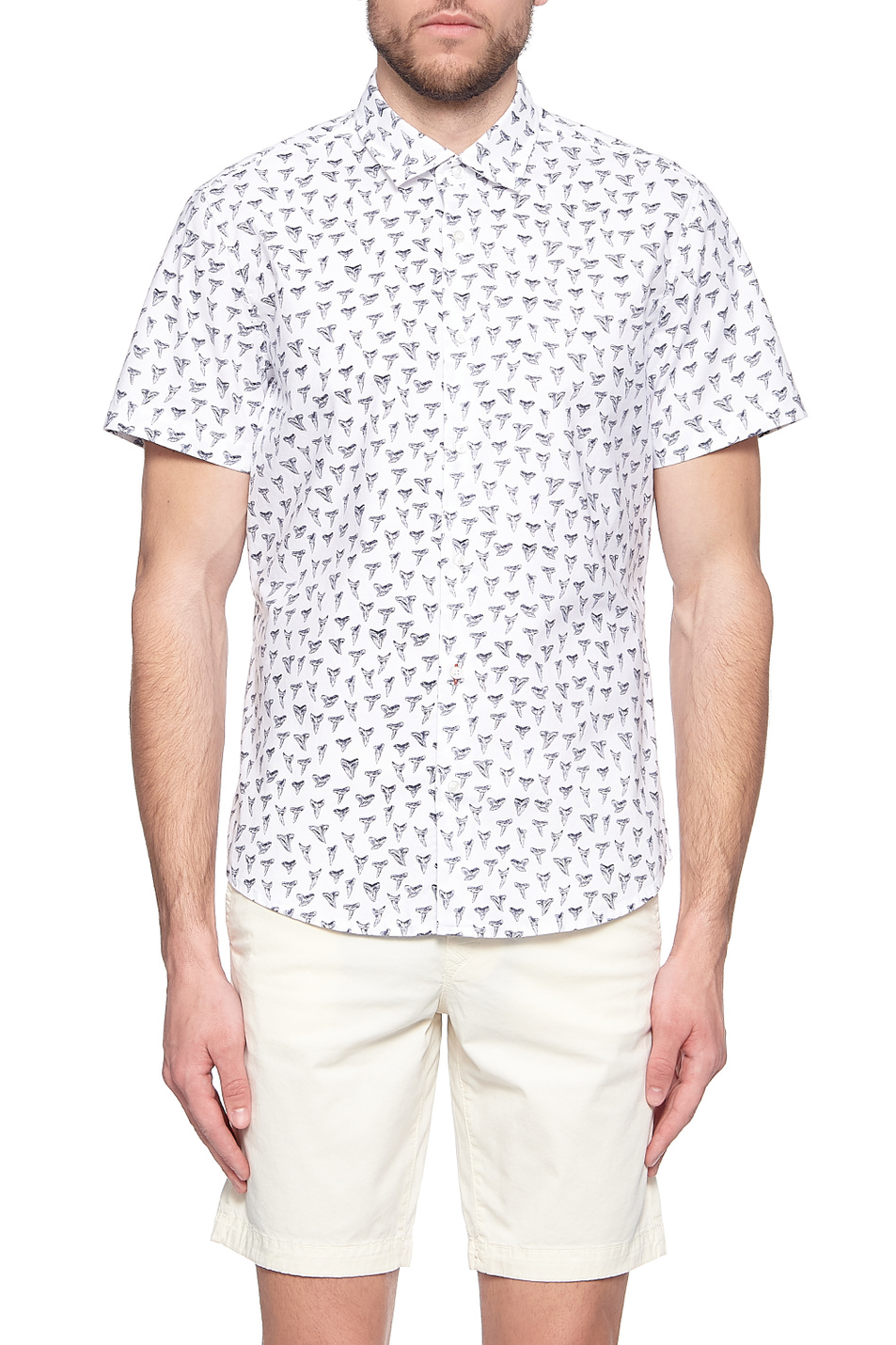 BOSS Рубашка Rash классического кроя с принтом (цвет ), артикул 50448073 | Фото 1