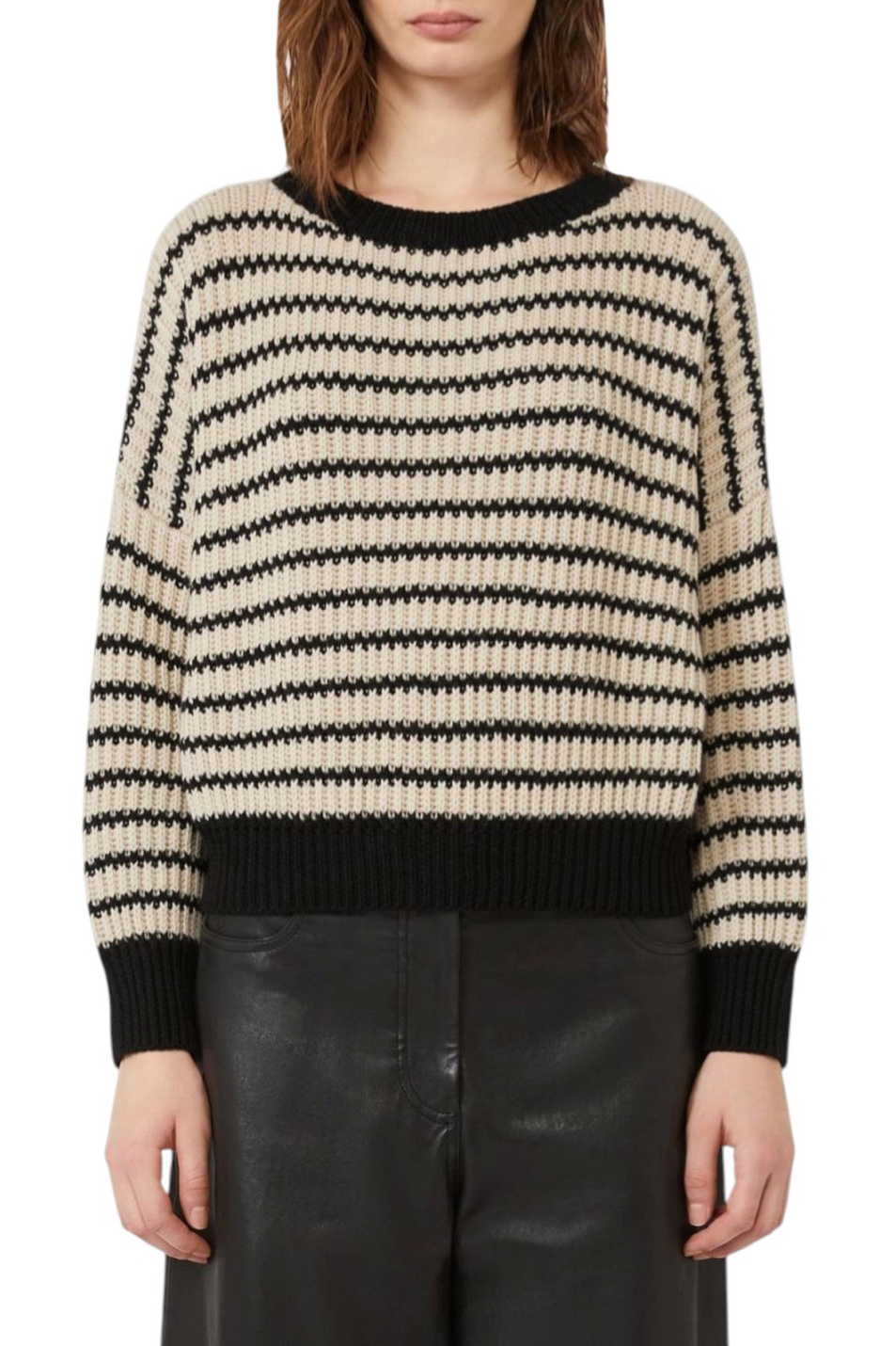 Женский Weekend Max Mara Свитер EZOR укороченный (цвет ), артикул 2525366242 | Фото 3