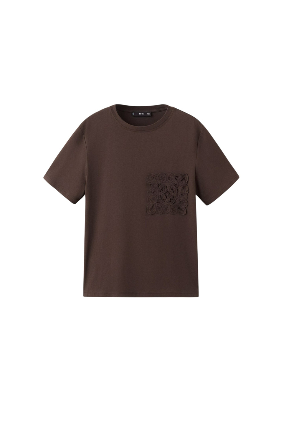 Женский Mango Футболка DAISY с вышивкой (цвет ), артикул 27035827 | Фото 1