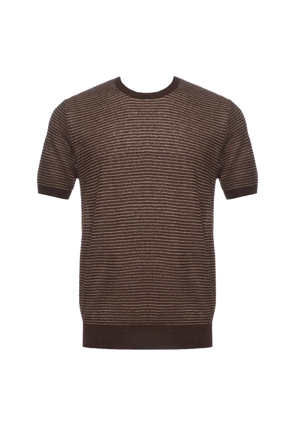 Джемпер из шелка и льна|Основной цвет:Коричневый Мужской Corneliani Джемпер из шелка и льна (цвет ), артикул 27M568-2725172 | Фото 1