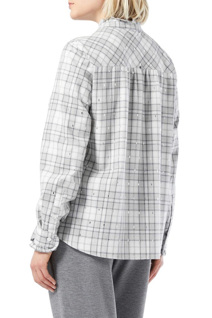 Женский Marina Rinaldi Рубашка MOSELLA из хлопка со стразами (цвет ), артикул 2528116017 | Фото 3