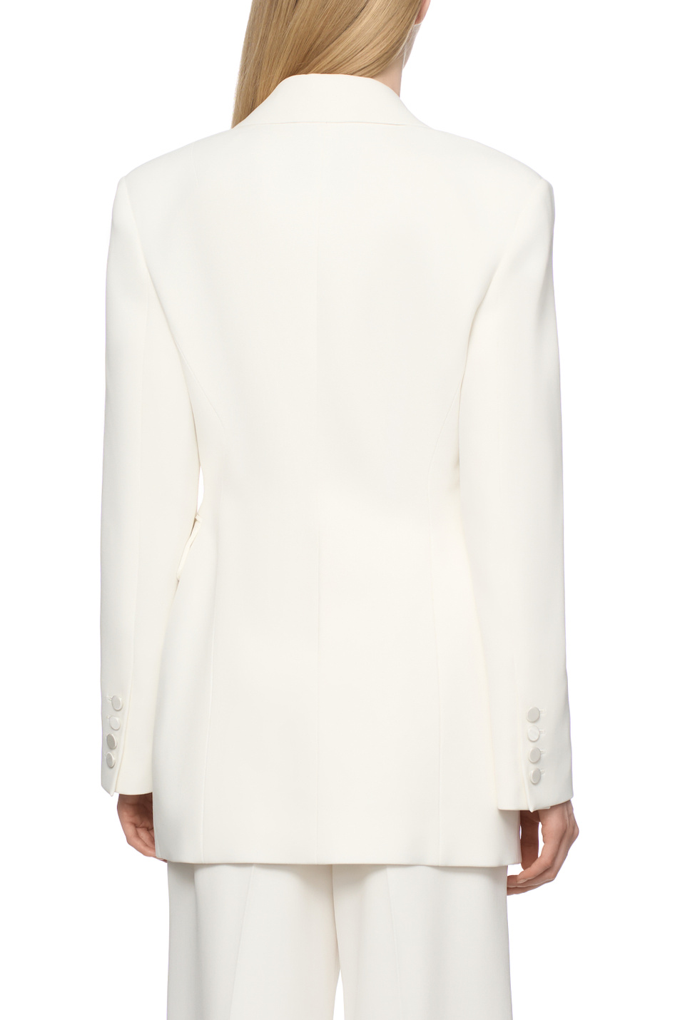 Женский ERMANNO SCERVINO Пиджак с атласными лацканами (цвет ), артикул D476I704TEILM | Фото 5