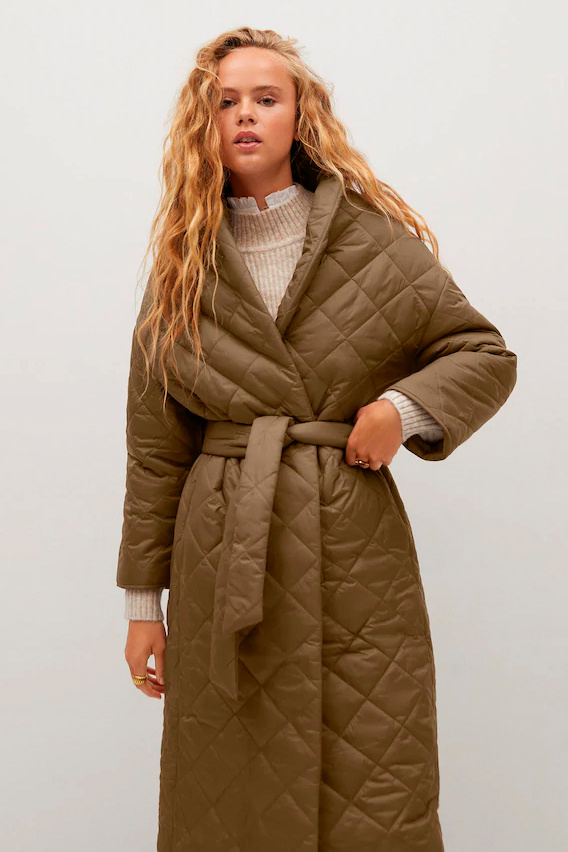 Женский Mango Стеганое пальто VERDURE (цвет ), артикул 77076713 | Фото 2