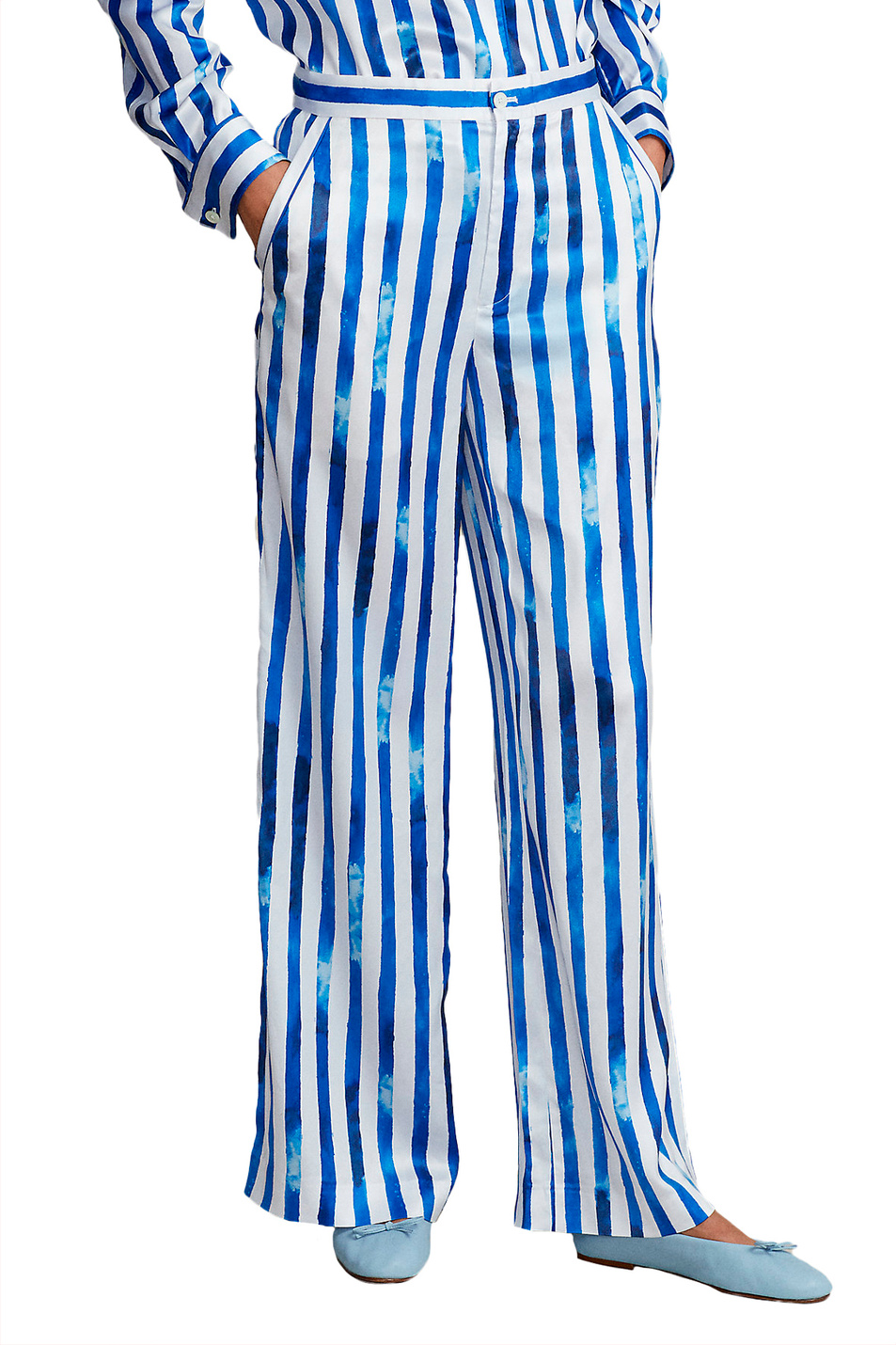 Женский Polo Ralph Lauren Атласные брюки (цвет ), артикул 211868643001 | Фото 3