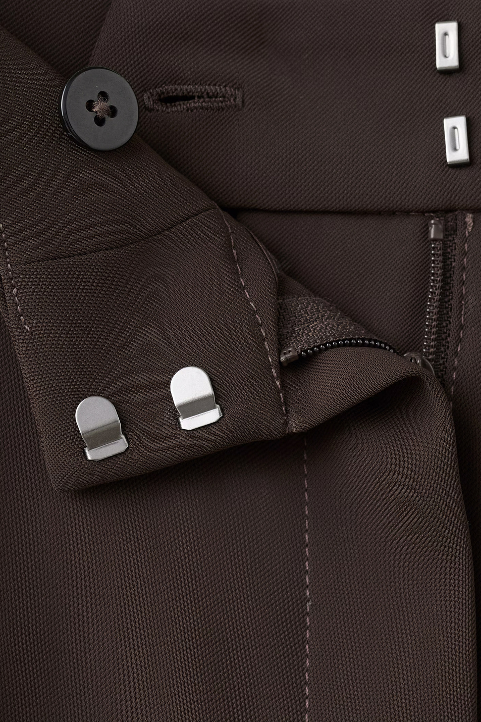 Брюки GRETA с боковыми разрезами|Основной цвет:Коричневый Женский Mango Брюки GRETA с боковыми разрезами (цвет ), артикул 17049117 | Фото 5