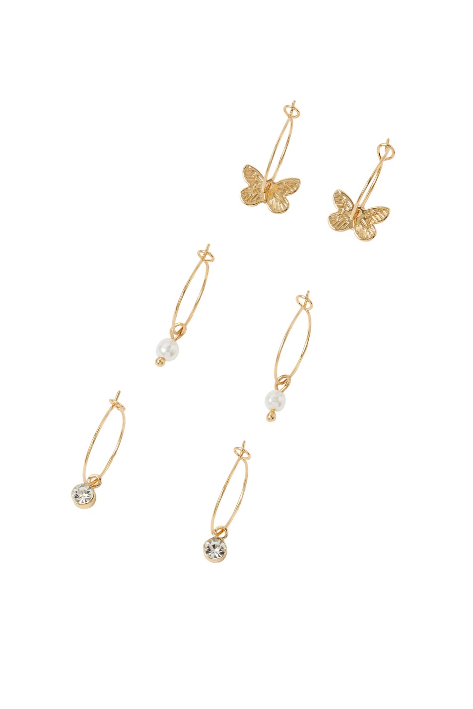 Женский Accessorize Набор серег с подвесками и кристаллами (цвет ), артикул 381000 | Фото 1