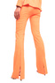 Pinko Брюки расклешенного кроя (Оранжевый цвет), артикул 1G17CP7435 | Фото 5