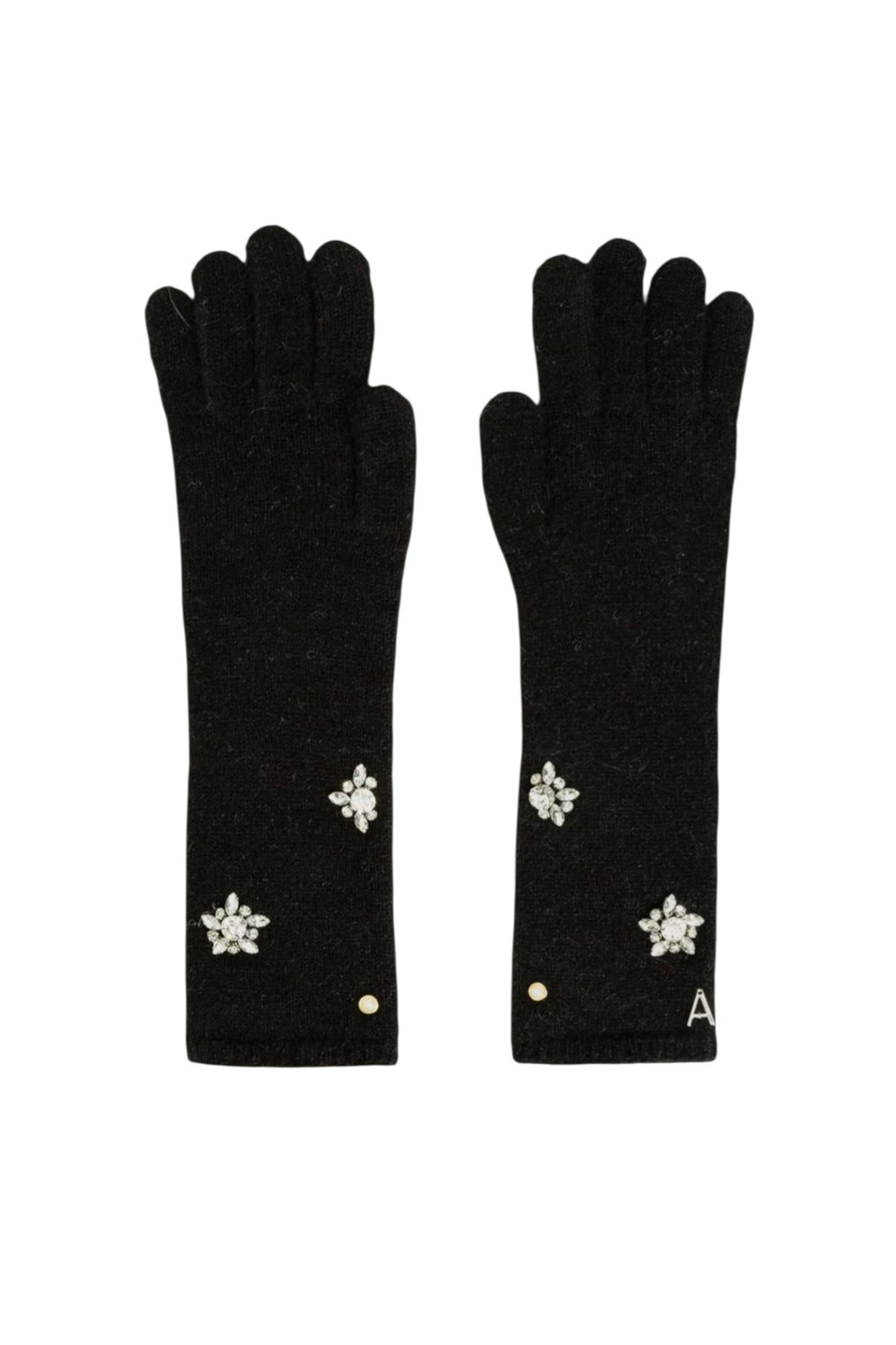 Женский TWINSET Milano Перчатки со стразами (цвет ), артикул 252AA4022 | Фото 1