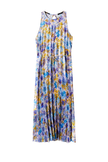 Плиссированное платье BOUQUET|Основной цвет:Голубой|Артикул:47005881 | Фото 1