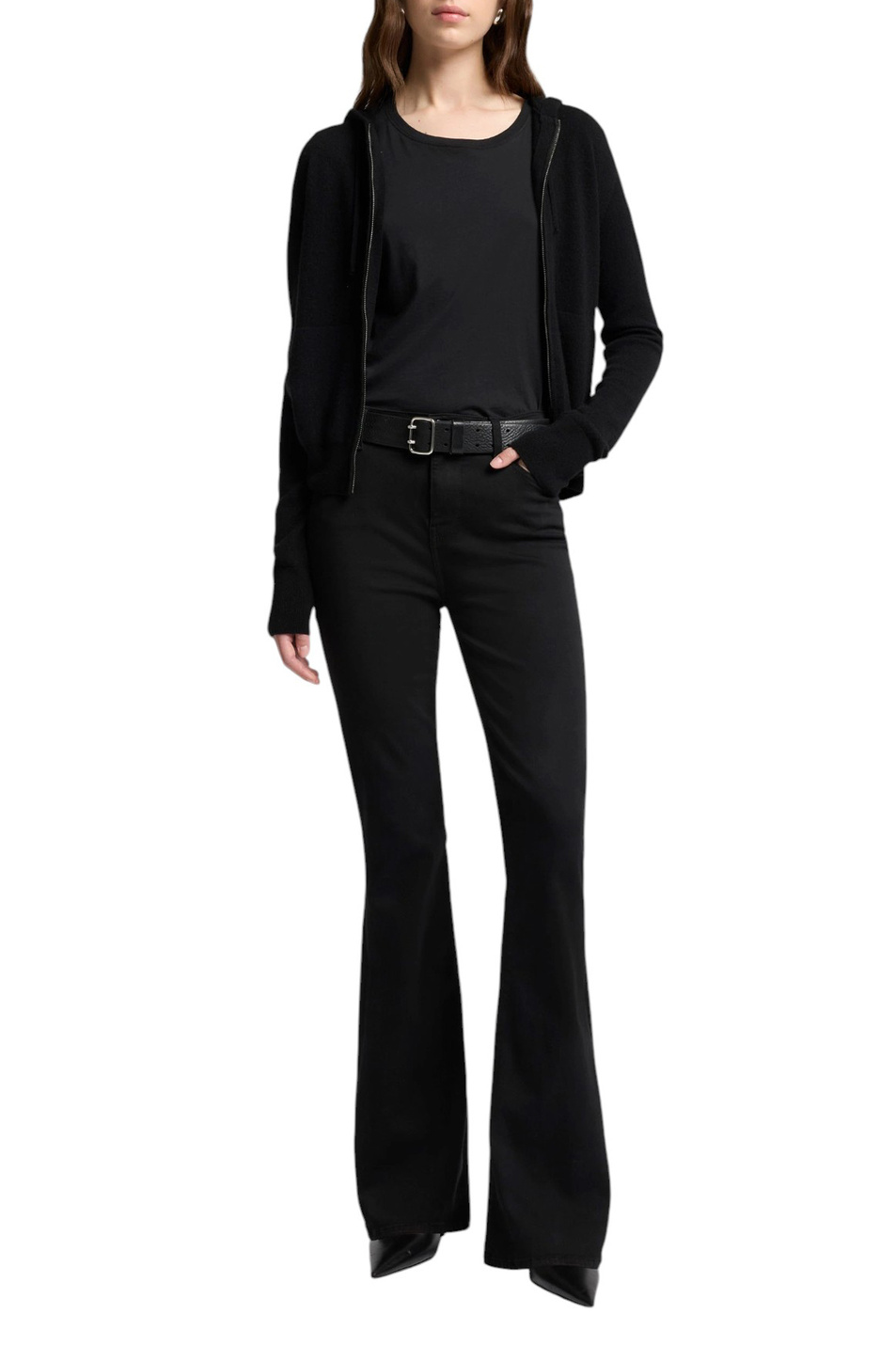 Женский 7 for all Mankind Джинсы ALI однотонные (цвет ), артикул 7E90526 | Фото 2