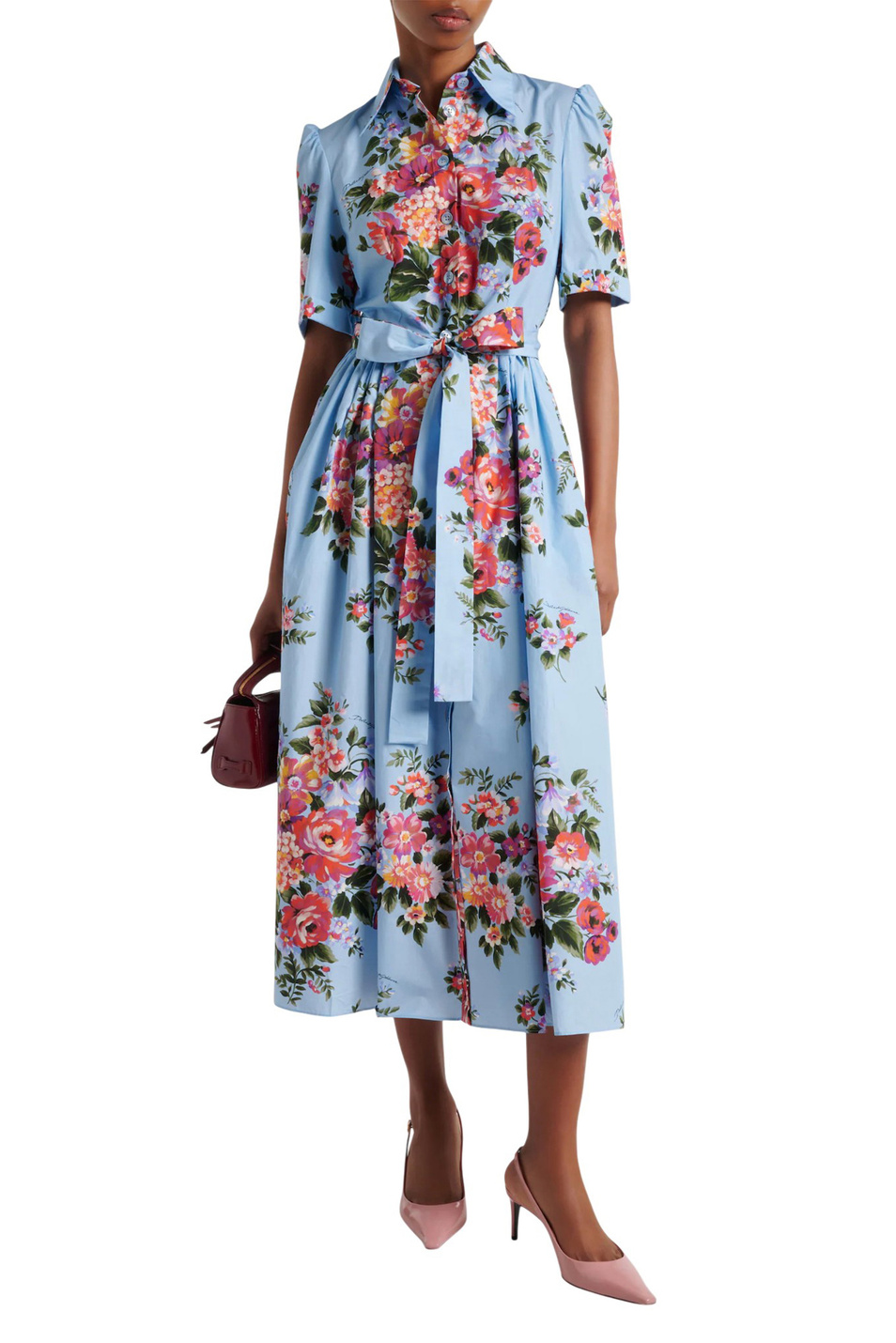 Женский Dolce & Gabbana Платье из хлопка (цвет ), артикул F6JFNT-HS5UU | Фото 2