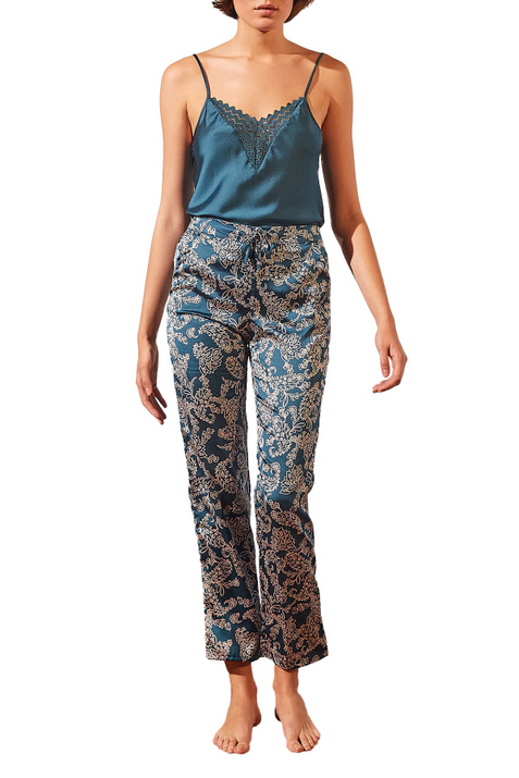 Etam Атласные брюки  BAHO с принтом ( цвет), артикул 6528035 | Фото 2